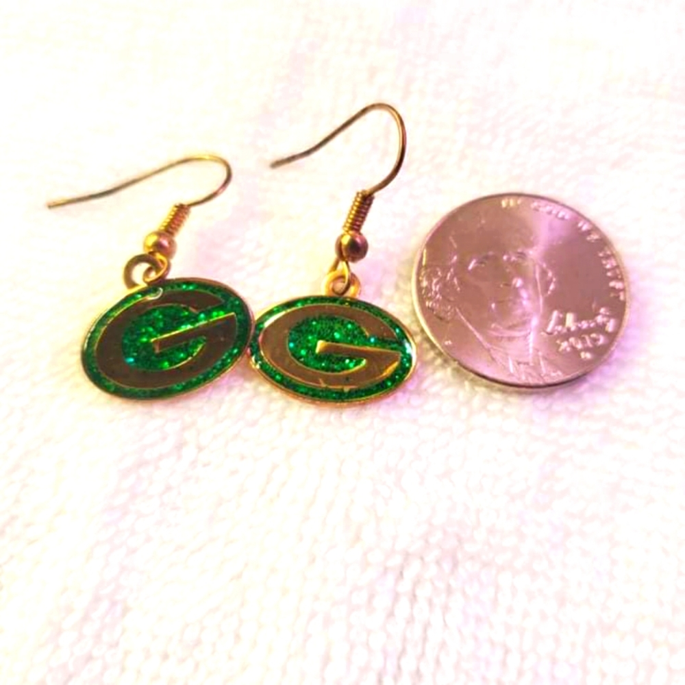 Green Bay Packer Earrings